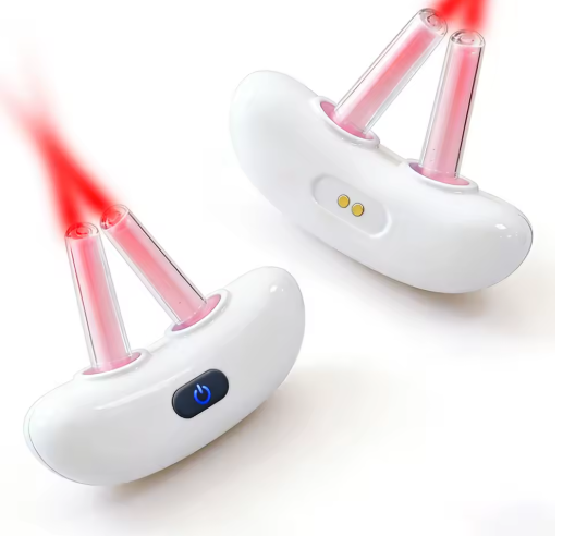 Dispositivo de luz roja para el alivio de molestias nasales